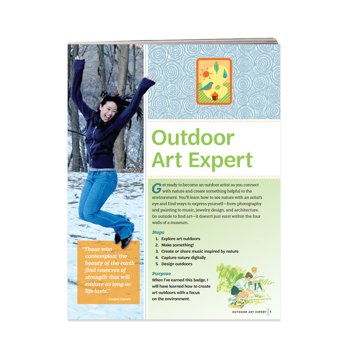 Junior Outdoor Art Explorer Badge