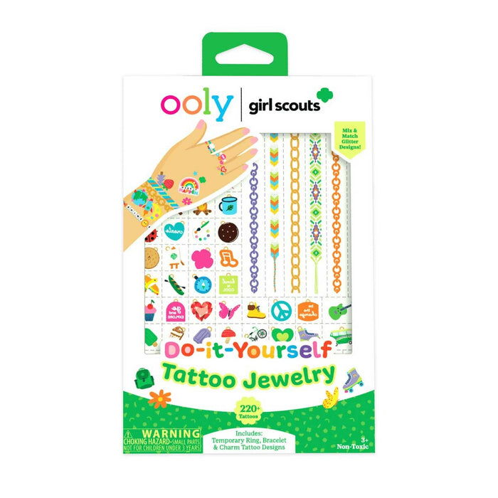 OOLY x Girl Scouts DIY Temporary Tattoos Jewelry